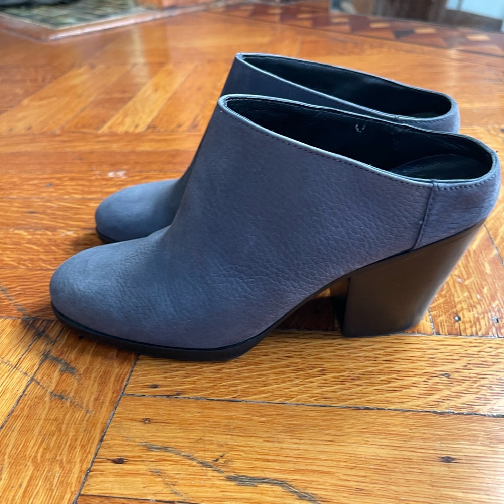 Rachel Comey Gray Leather Ankle Booties